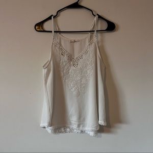 Floral embroidered top